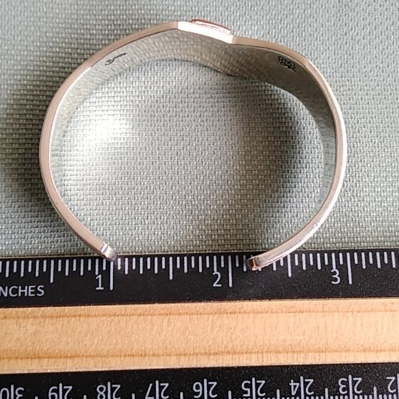 Roderic Tenorio Southwest Sterling Cuff Bracelet - Picture 9 of 12